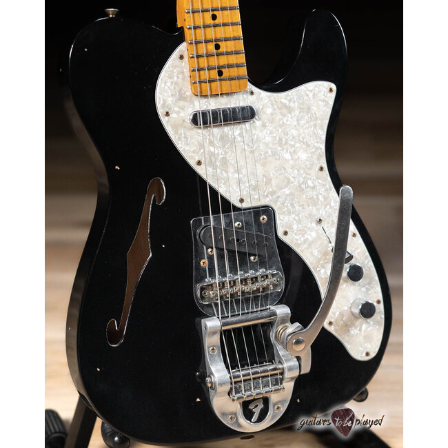 2022 Fender Custom Shop '68 Thinline Telecaster Journeyman w/ Case - Ebony