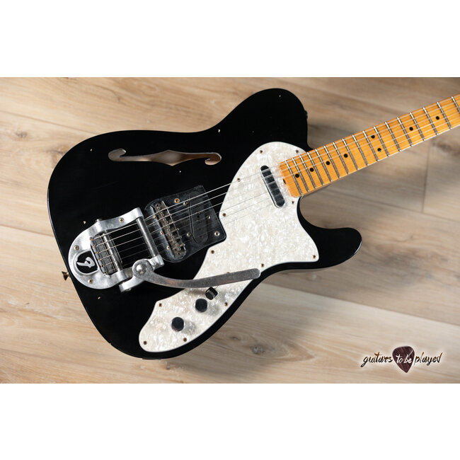 2022 Fender Custom Shop '68 Thinline Telecaster Journeyman w/ Case - Ebony