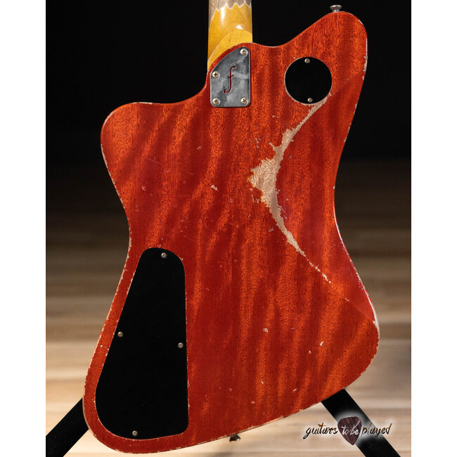 Fano PX6 Alt de Facto Mahogany Wraptail Guitar w/ Lollar P-90s – Faded Cherry