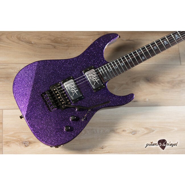 ESP KH-2 Kirk Hammett Signature Custom Shop Guitar – Purple Sparkle