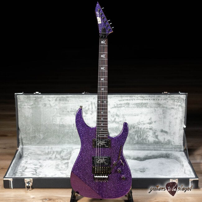 ESP KH-2 Kirk Hammett Signature Custom Shop Guitar – Purple Sparkle
