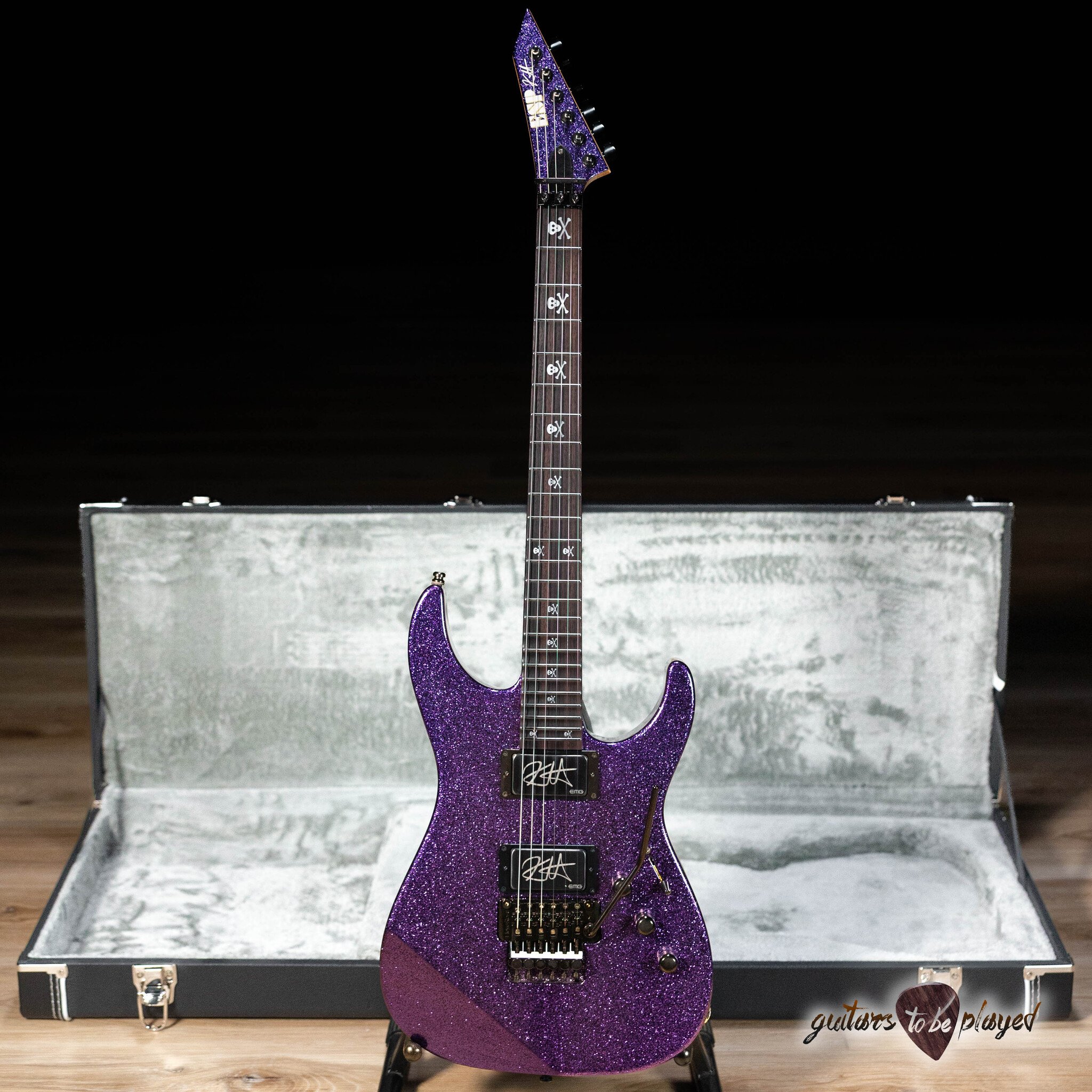 ESP KH-2 Kirk Hammett Signature Custom Shop Guitar – Purple