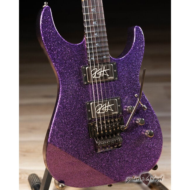 ESP KH-2 Kirk Hammett Signature Custom Shop Guitar – Purple Sparkle