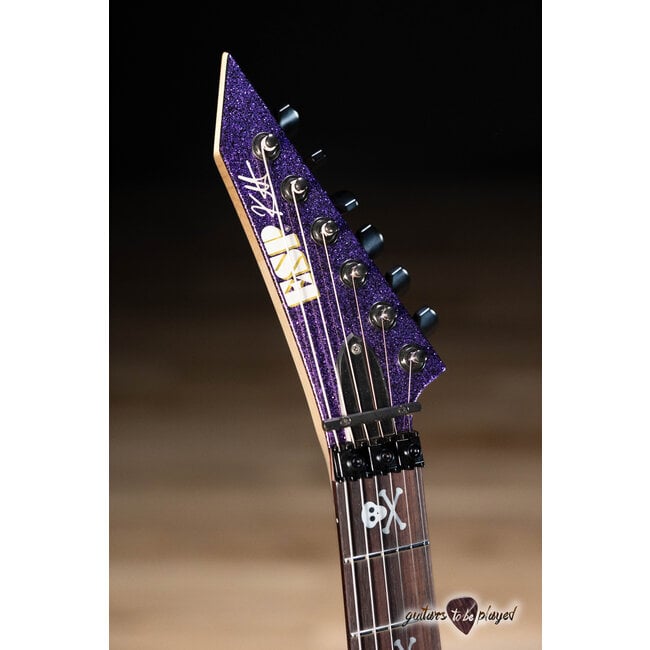 ESP KH-2 Kirk Hammett Signature Custom Shop Guitar – Purple Sparkle