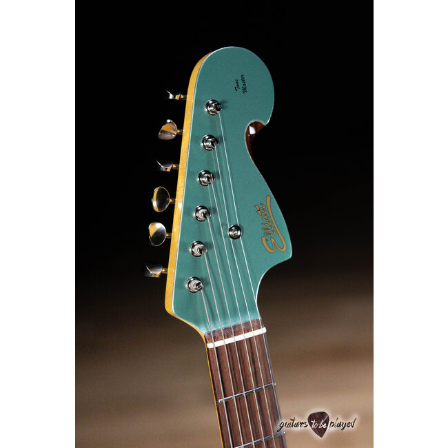 Elliott Peter Stroud Tonemaster Hardtail Electric Guitar – Inverness Green