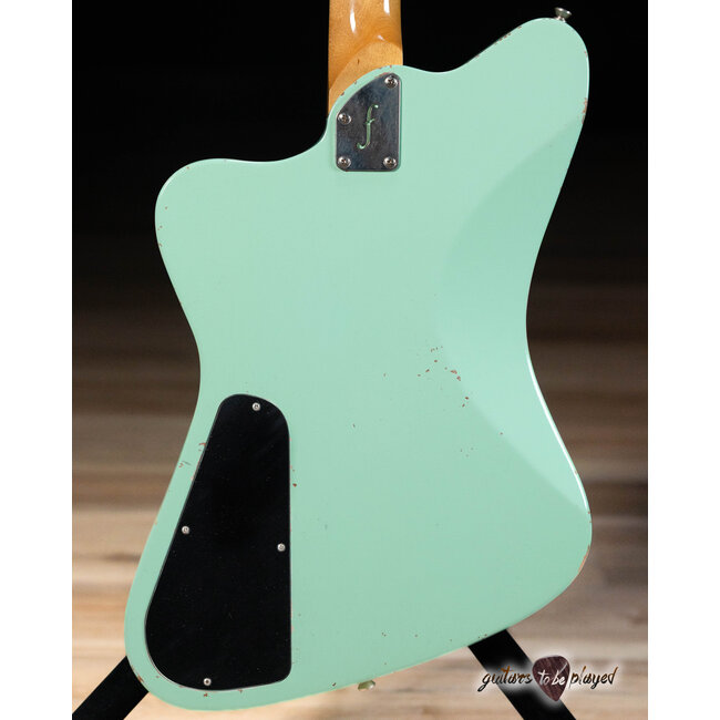 Fano PX6 Alt de Facto Maple Neck Lollar Imperial Guitar w/ Gigbag – Surf Green