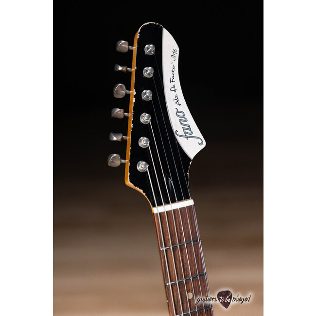 Fano JM6 Alt de Facto Mahogany Lollar P-90 Guitar w/ Bigsby – Driftwood