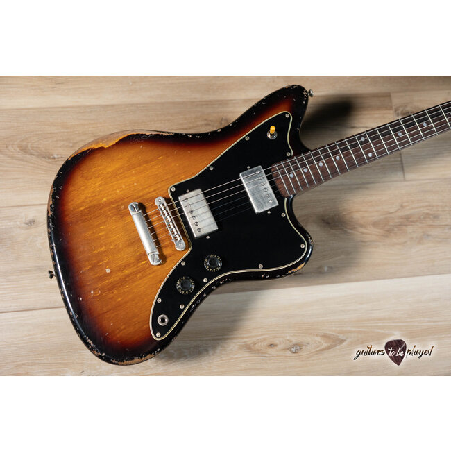 Fano JM6 Alt de Facto Mahogany Set Neck Lollar Imperial Guitar – Tobacco Burst