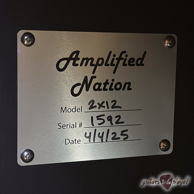 Amplified Nation Ampliphonix & Gain 50W Head & 212 Cab – Golden Brown Suede