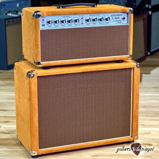 Amplified Nation Amplified Nation Ampliphonix & Gain 50W Head & 112 Cab – Golden Brown Suede