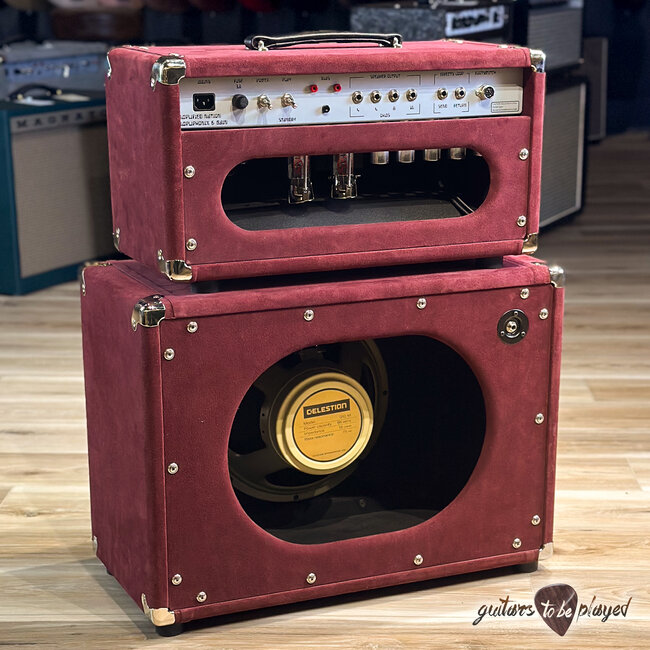 Amplified Nation Ampliphonix & Gain 50W Head & 112 Cab – Maroon Suede