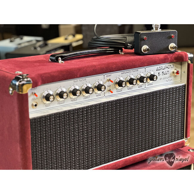 Amplified Nation Ampliphonix & Gain 50W Head & 112 Cab – Maroon Suede