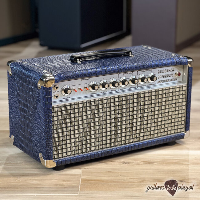 Amplified Nation Bombshell Overdrive 50W Head – Blue Croc