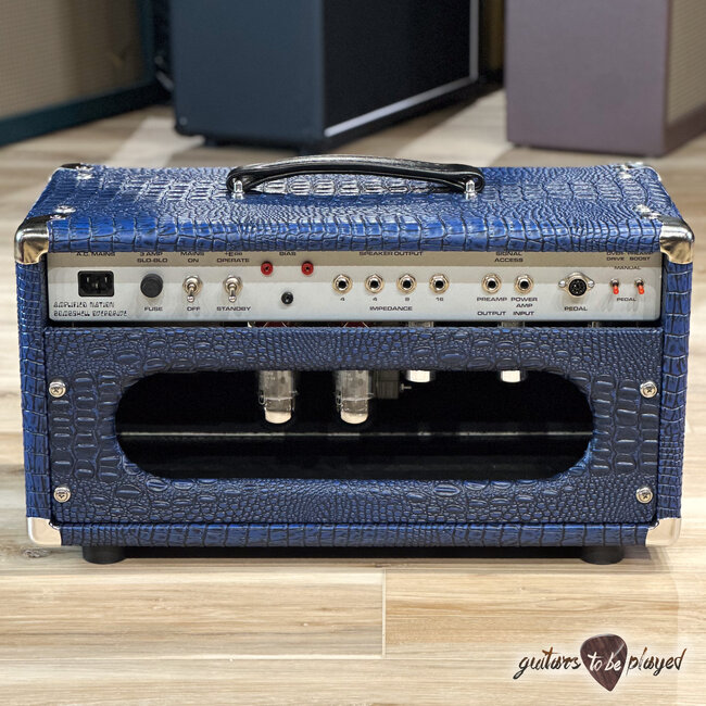 Amplified Nation Bombshell Overdrive 50W Head – Blue Croc