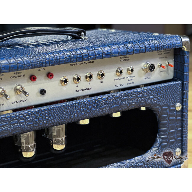 Amplified Nation Bombshell Overdrive 50W Head – Blue Croc