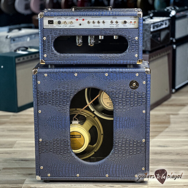 Amplified Nation Bombshell Overdrive 50W Head & 212 Cab – Blue Croc