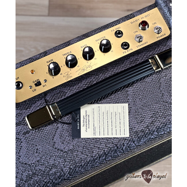 Magnatone Baby M-80 12-Watt Tube 1x10" Combo Amp w/ Cover – Slash Purple Python