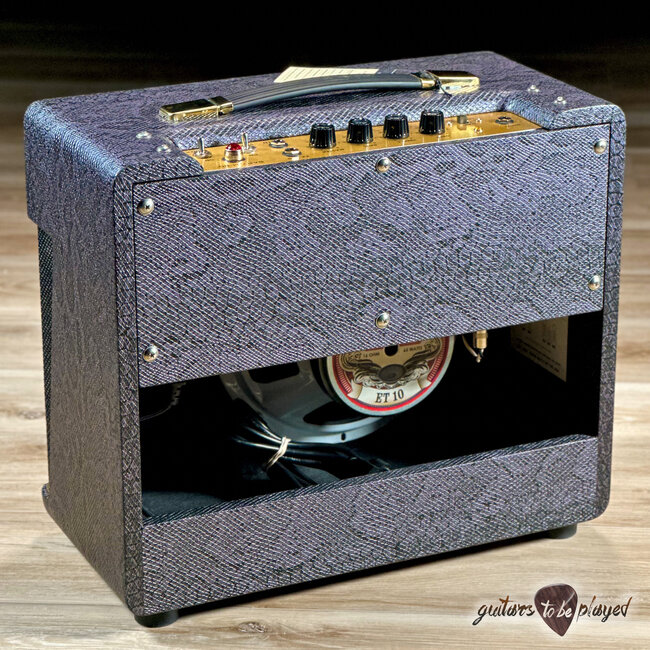Magnatone Baby M-80 12-Watt Tube 1x10" Combo Amp w/ Cover – Slash Purple Python