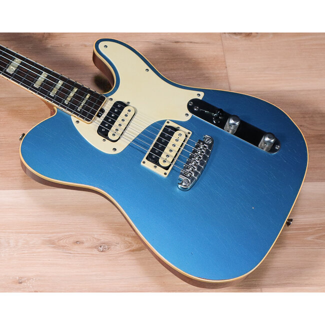 Shabat Lion Special Mahogany 24.75" Scale Humbucker Guitar – Pelham Blue