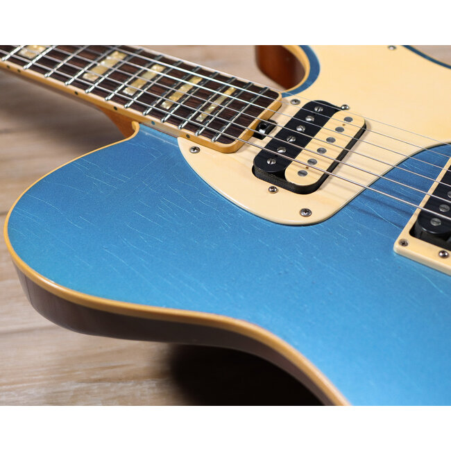 Shabat Lion Special Mahogany 24.75" Scale Humbucker Guitar – Pelham Blue