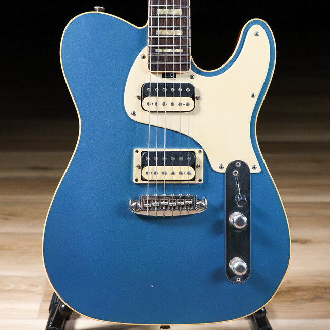 Shabat Lion Special Mahogany 24.75" Scale Humbucker Guitar – Pelham Blue