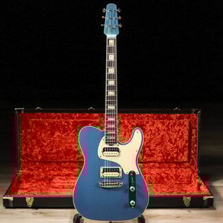 Shabat Shabat Lion Special HB  Mahogany  24.75" Snakehead  - Pelham Blue Top w/ Binding