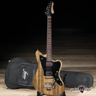 Fano Fano JM6 Alt de Facto Black Limba Guitar w/ Suhr Thornbuckers & Bigsby – Natural
