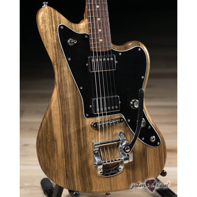 Fano JM6 Alt de Facto Black Limba Guitar w/ Suhr Thornbuckers & Bigsby – Natural