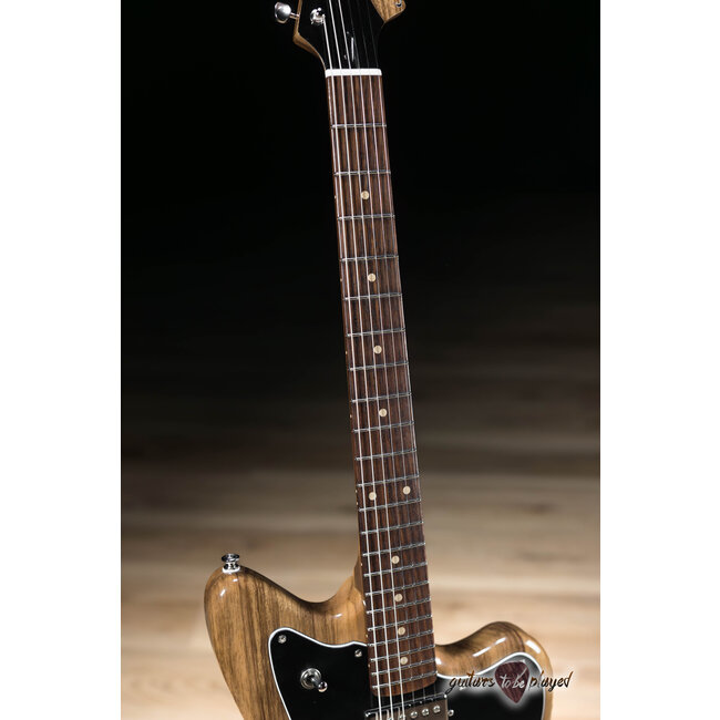 Fano JM6 Alt de Facto Black Limba Guitar w/ Suhr Thornbuckers & Bigsby – Natural