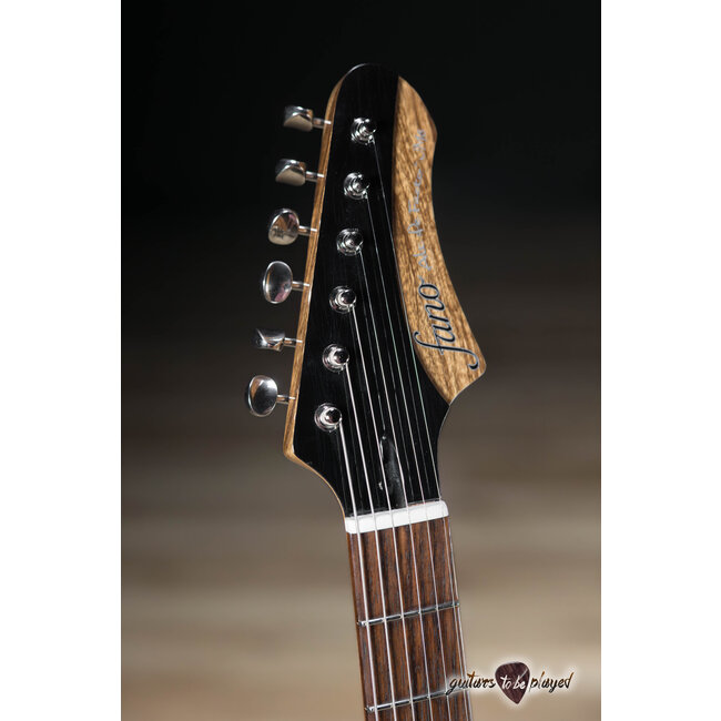 Fano JM6 Alt de Facto Black Limba Guitar w/ Suhr Thornbuckers & Bigsby – Natural