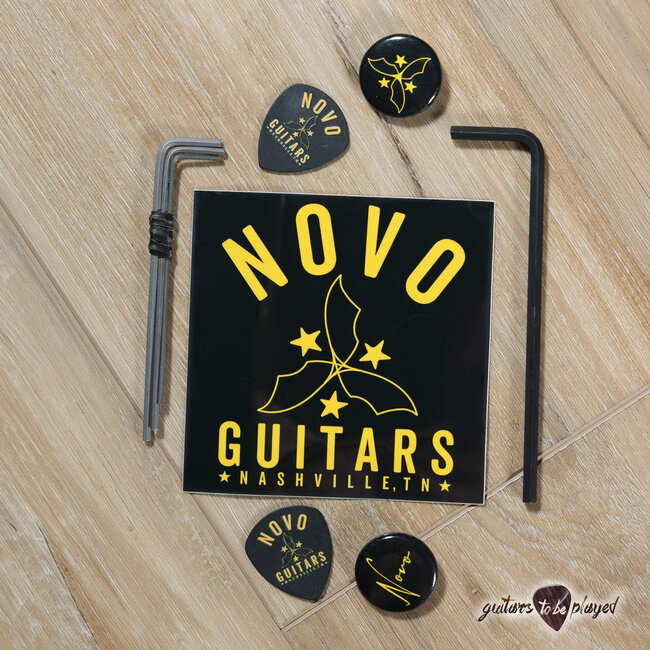 Novo Signature Miris J Semi-Hollow w/ TV Jones Zoom'Trons – Royal Olive Burst