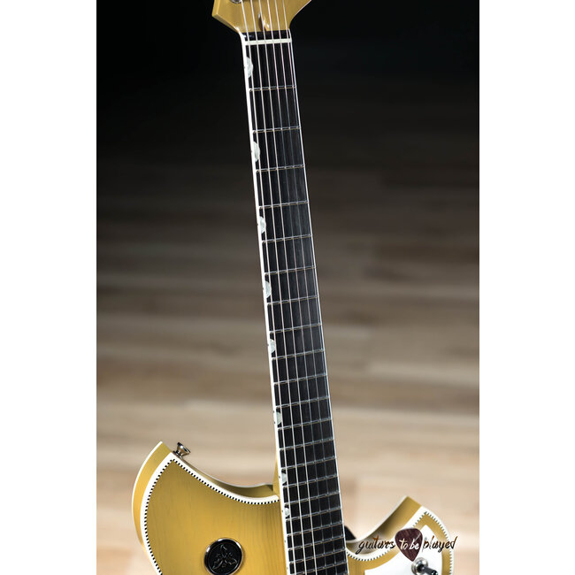 Novo Signature Miris J Semi-Hollow w/ TV Jones Zoom'Trons – Royal Olive Burst