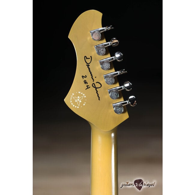 Novo Signature Miris J Semi-Hollow w/ TV Jones Zoom'Trons – Royal Olive Burst