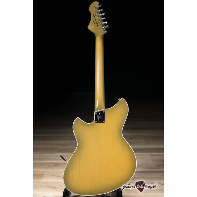 Novo Signature Miris J Semi-Hollow w/ TV Jones Zoom'Trons – Royal Olive Burst