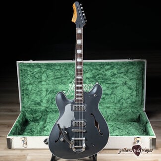Fano Guitars Fano GF6 Alt de Facto Left-Handed TV Jones Guitar w/ Bigsby – Charcoal Frost