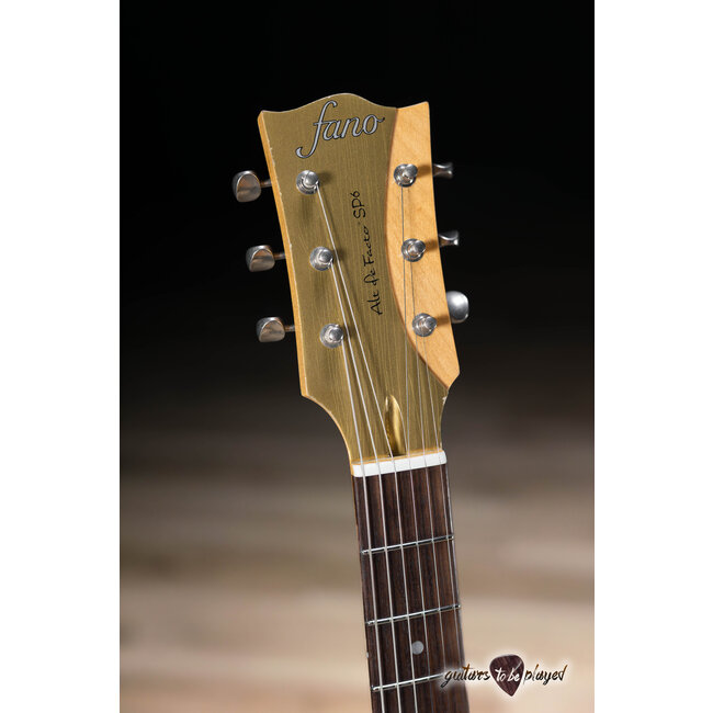 Fano SP6 ADF Gold Top Lollar Low-Wind P90/Vintage T Comp Bridge with Bigsby B5 & Hard Case