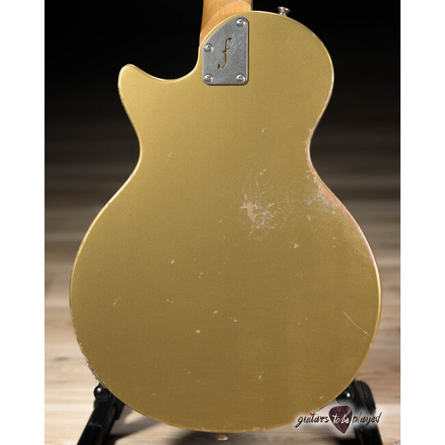 Fano SP6 ADF Gold Top Lollar Low-Wind P90/Vintage T Comp Bridge with Bigsby B5 & Hard Case