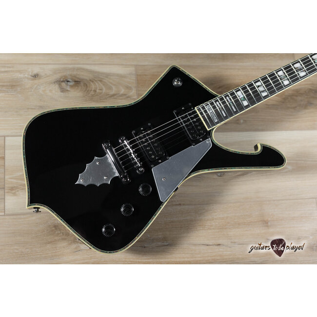 Ibanez PS10 Paul Stanley Signature Guitar w/ Case – Black