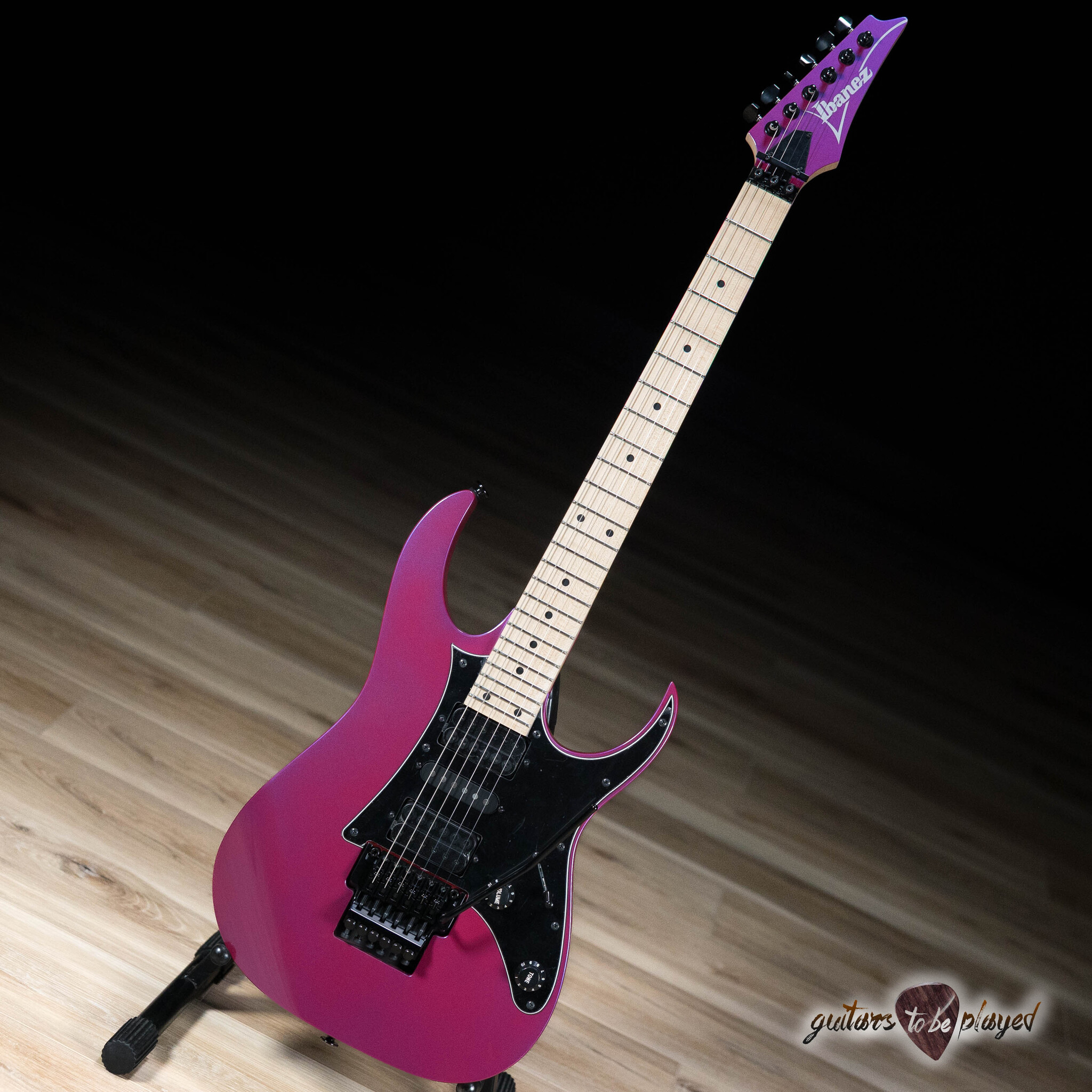 Ibanez RG550 Genesis Made-In-Japan HSH Guitar – Purple Neon