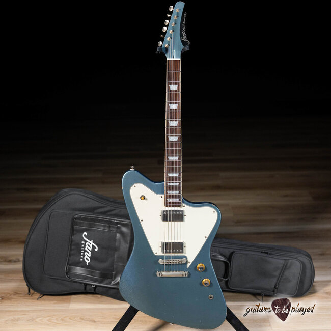 Fano PX6 Alt de Facto Mahogany Set Neck Guitar w/ Lollar Imperials – Pelham Blue