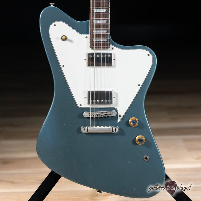 Fano PX6 Alt de Facto Mahogany Set Neck Guitar w/ Lollar Imperials – Pelham Blue