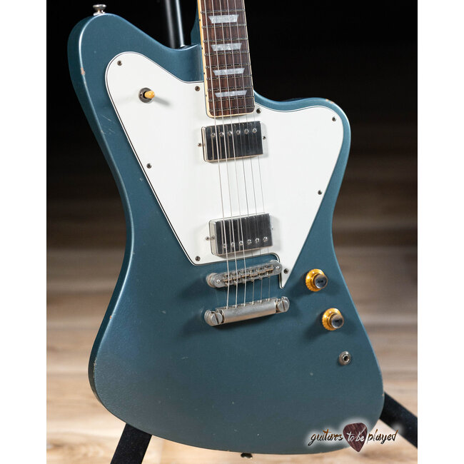 Fano PX6 Alt de Facto Mahogany Set Neck Guitar w/ Lollar Imperials – Pelham Blue