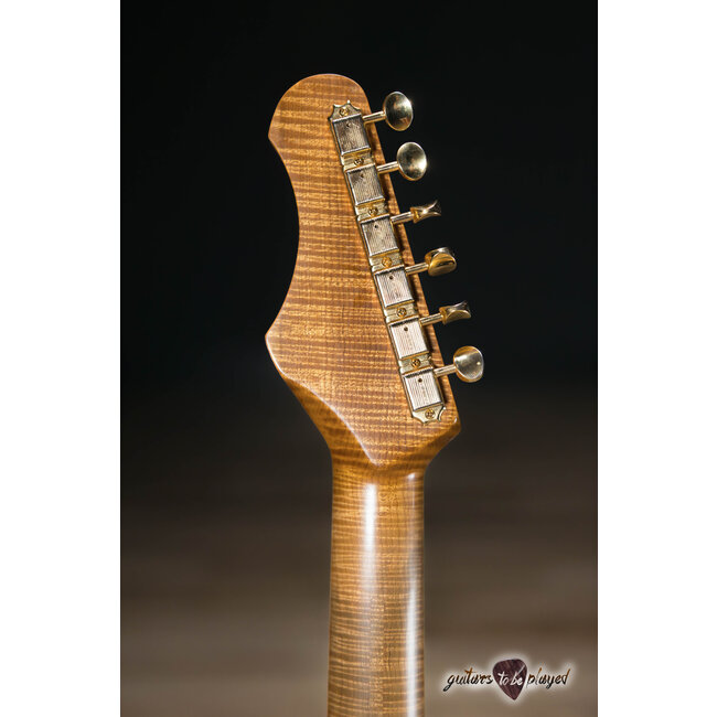 Shabat Lion Standard Swamp Ash T-Style w/ Humbucker & Maple Neck – Black