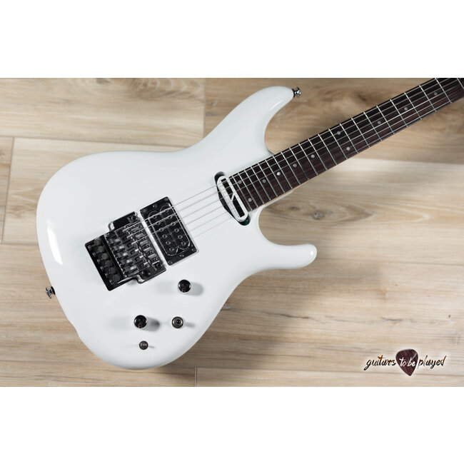 Ibanez JS2480 Joe Satriani Signature Sustainiac Guitar w/ Case – White