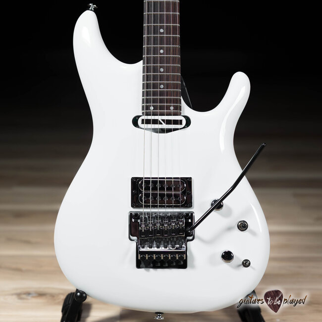 Ibanez JS2480 Joe Satriani Signature Sustainiac Guitar w/ Case – White