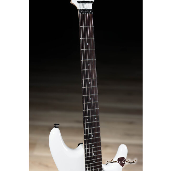 Ibanez JS2480 Joe Satriani Signature Sustainiac Guitar w/ Case – White