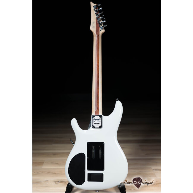 Ibanez JS2480 Joe Satriani Signature Sustainiac Guitar w/ Case – White