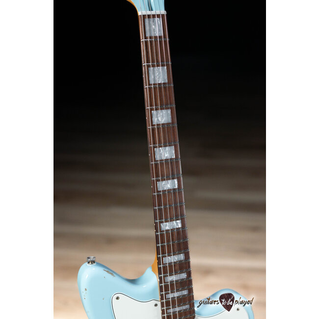 Fano JM6 Alt de Facto HSS Trem Guitar w/ Lollar Blondes & Imperial – Sonic Blue