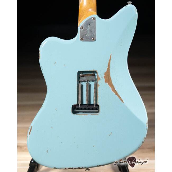 Fano JM6 Alt de Facto HSS Trem Guitar w/ Lollar Blondes & Imperial – Sonic Blue