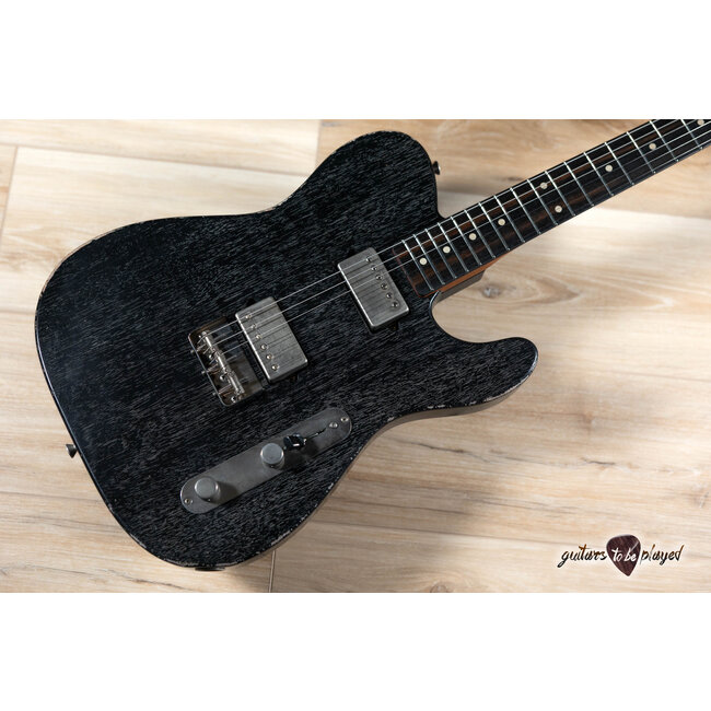 Xotic XTC-1 Custom Mahogany Humbucker T-Style w/ Ebony Fretboard – Dog Hair